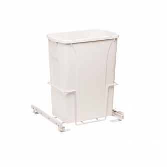 Two-way Single 35 qt Pullout Waste Bin Wide